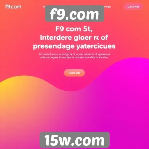 Inovação em design do site f9.com para usuários